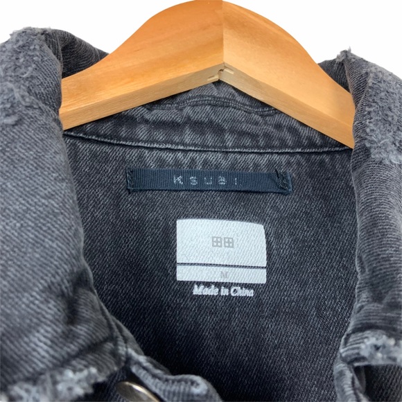 Ksubi Denim Classic Beaten Up Black Jacket Medium - Picture 14 of 14